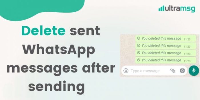 Whatsapp revoke message feature