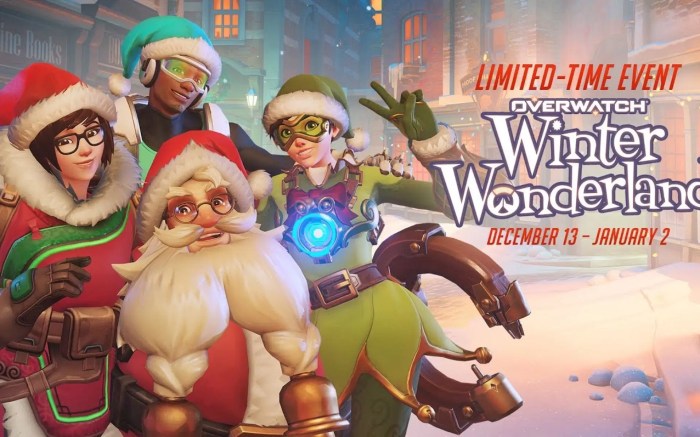 Winter wonderland event for overwatch