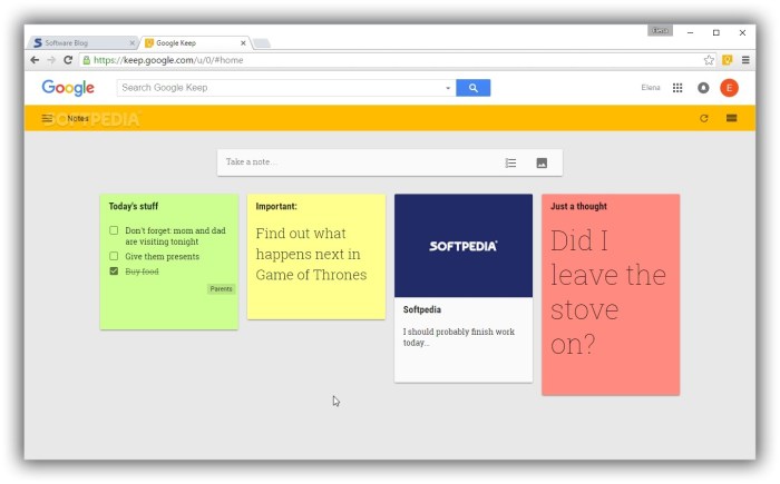 Google keep chrome doodling feature