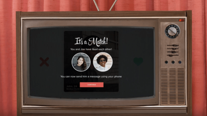 Tinder arrives for apple tv