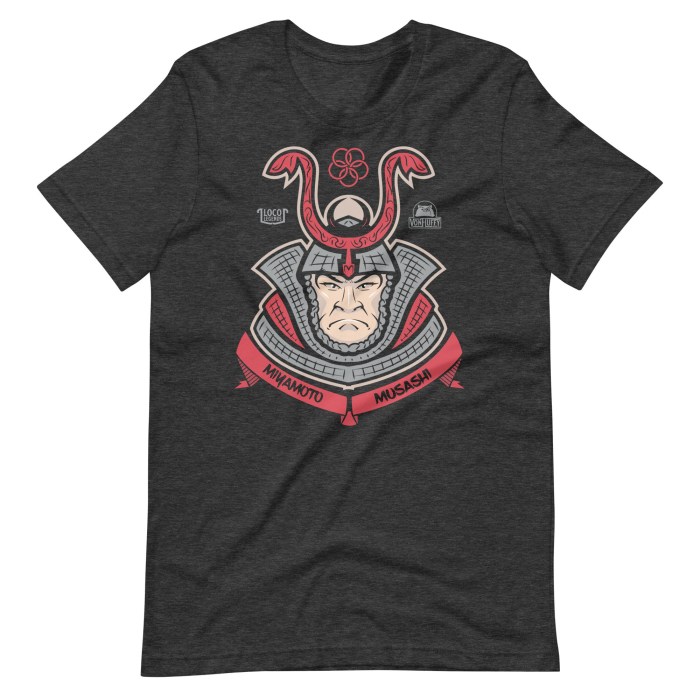 Miyamoto t shirt samurai mario