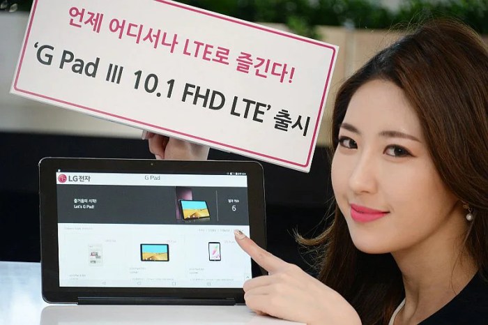 Lg g pad iii 10 1 tablet launched