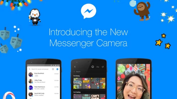 Facebook messenger camera launched rival snapchat