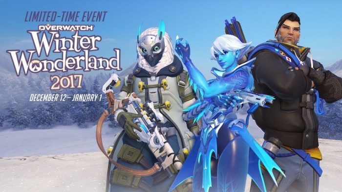 Winter wonderland event for overwatch