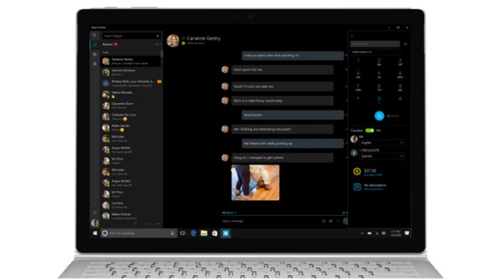 Skype real time translation mobile landline
