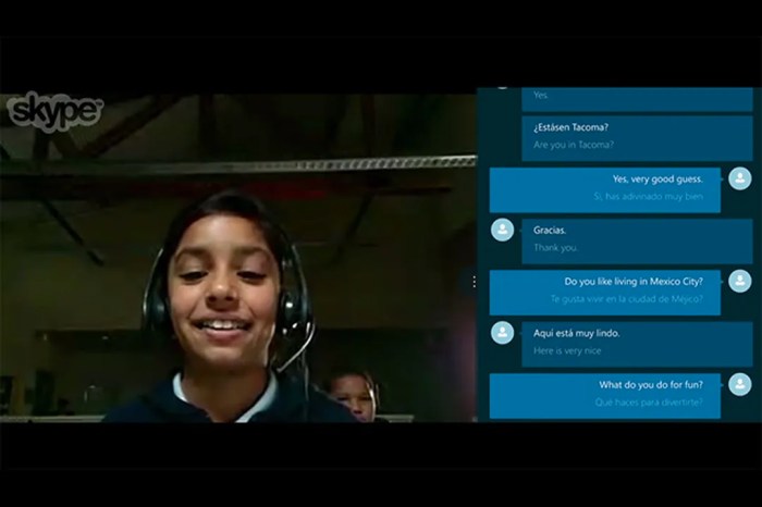 Skype real time translation mobile landline