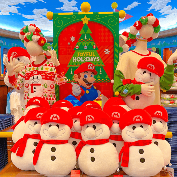 Super mario run festive items